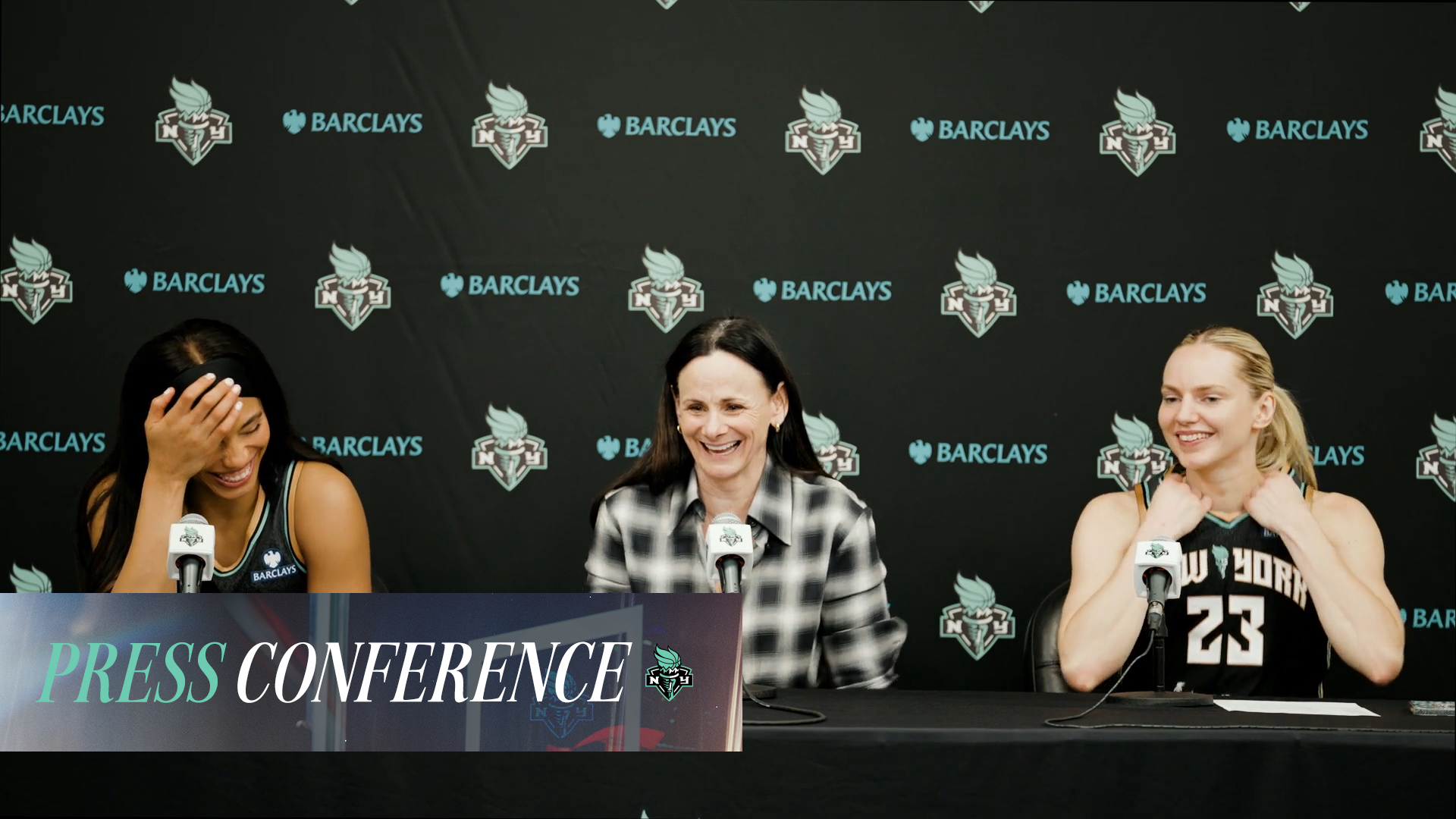 Marine Johannès, Isabelle Harrison & Sandy Brondello | Post Game Press Conference | August 28, 2025